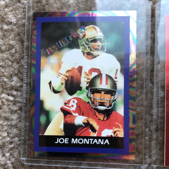 1991 BALLSTREET JOE MONTANA RARE PROMO CARDS - Picture 2 of 11